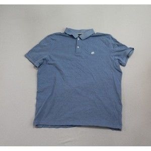 Banana Republic Men Blue Organic Pique Polo Size XL